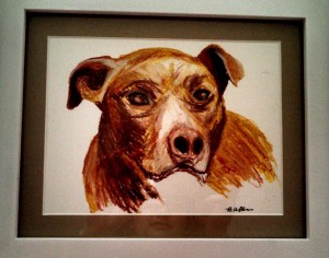 Pit Bull Painting