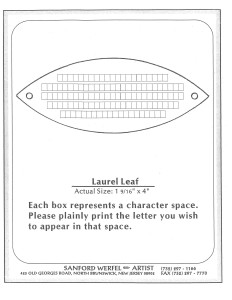 Laurel Leaf Layout