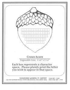 character sheet - crown acorn