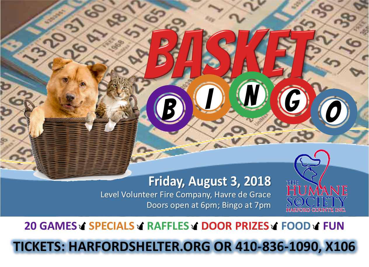 Basket Bingo | The Humane Society of Harford County