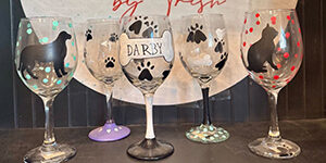 Wine Glass Paint Night